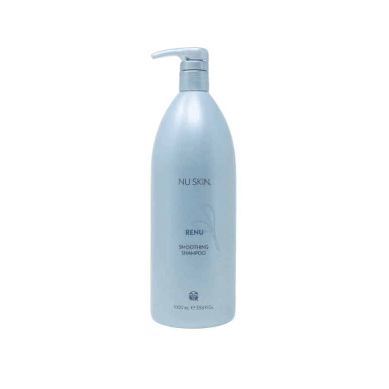 Nu Skin Renu Smoothing Shampoo 1000mL bottle with pump dispenser
